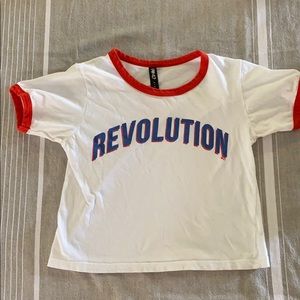 White tee